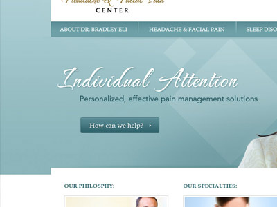 Doctor Website Mockup #1