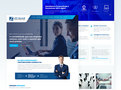 ATC Zanardi - Contabilidade design interface redesign ui uidesign webdesign