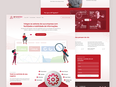 OP System - Sistema ERP design interface redesign ui uidesign webdesign