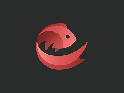 Goldfish Logo By Rose Liang On Dribbble