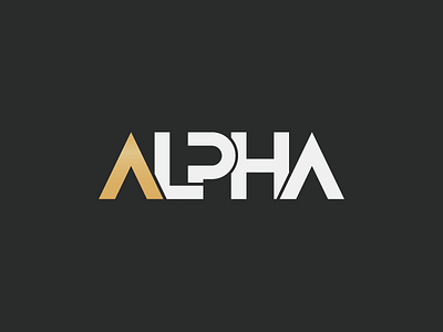 Alpha Logo alpha branding logo