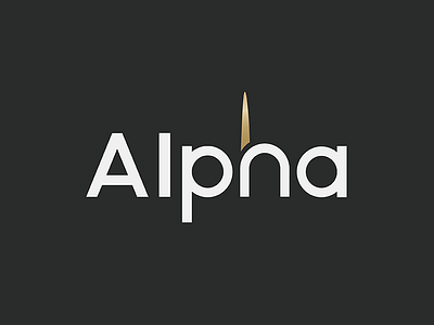 Alpha Logo alpha gold horn icon logo unicorn