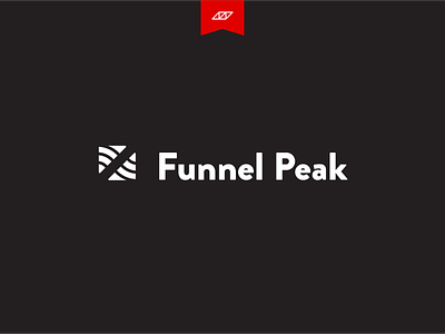 Logo | Funnel Peak cliff design designs funnel funnels logo logotype mark mark reihill mohit mohit verma mohit verma design mohit verma designs mohitverma mohitvermadesign mohitvermadesigns mountain peak verma
