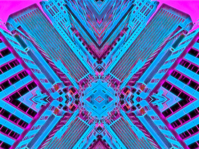 Abstract Patterns from Normal Images cityscape design land of the free neonnoir sf