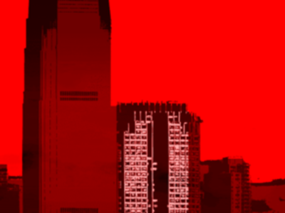 Red Menance branding cityscape design illustration photography