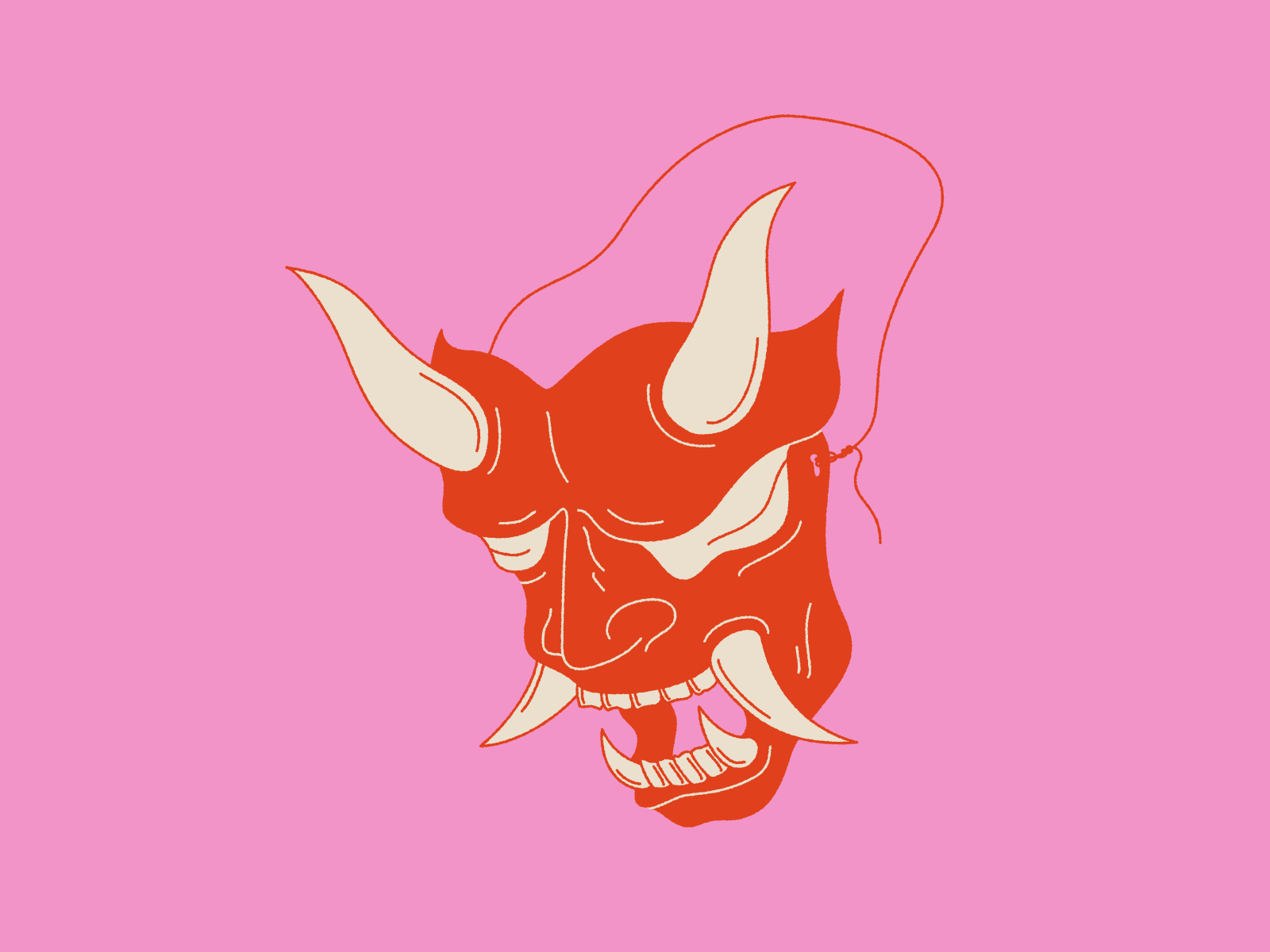 Oni Mask by Jacob Gaunt on Dribbble