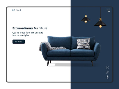 Furniture Woodl app design art designapp designinspiration ecommerce ecommerce app ecommerce design ecommerce shop furniture app furniture website landing page ui landingpage landingpagedesign marketing agency mobile app mobiledesign ui design uiux website concept website design