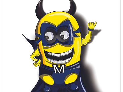 Minion Like a Batman 2danimation advertisement animation graphicdesign graphicdesigner heroanimation illustration illustrator publicfigure