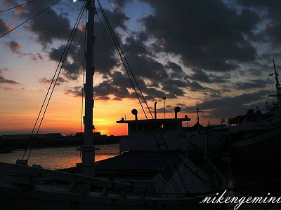 Scenery Photography landscapephotography orange photography ship