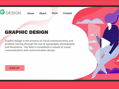 Design UI/UX Graphic Designer design designgraphic illustrator uiux website