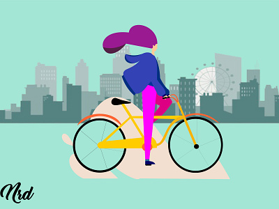 Bike Illustration animation 2d art bike illustration art illustration art director design mobile animation mobileappdesign sketch sketch app sketchapp ui web design uiuxdesign web design website animation