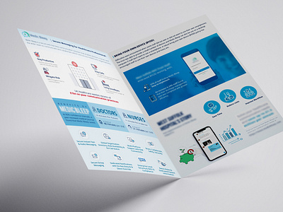 Healthcare Promotional  Infographics A4 Mockup 1