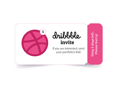 Invite design dribbble dribbbleinvites dribbleinvitation invites