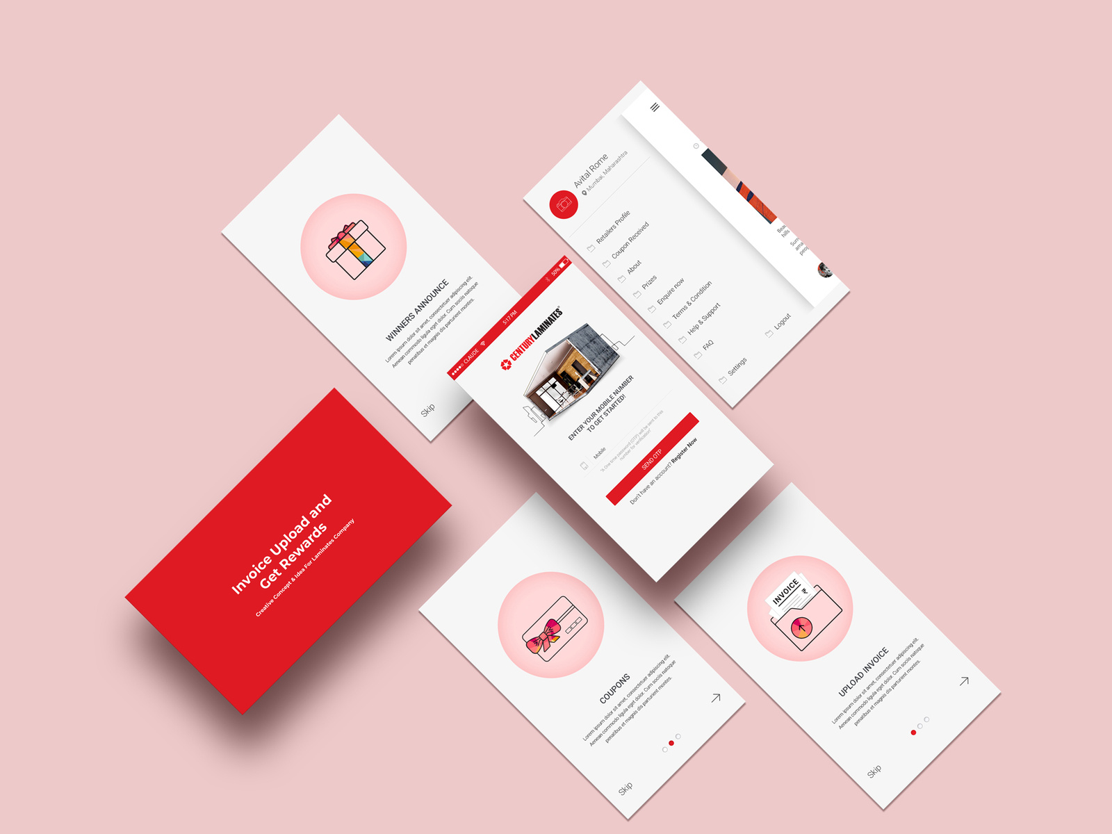 Plywood Company App by iShiksha on Dribbble