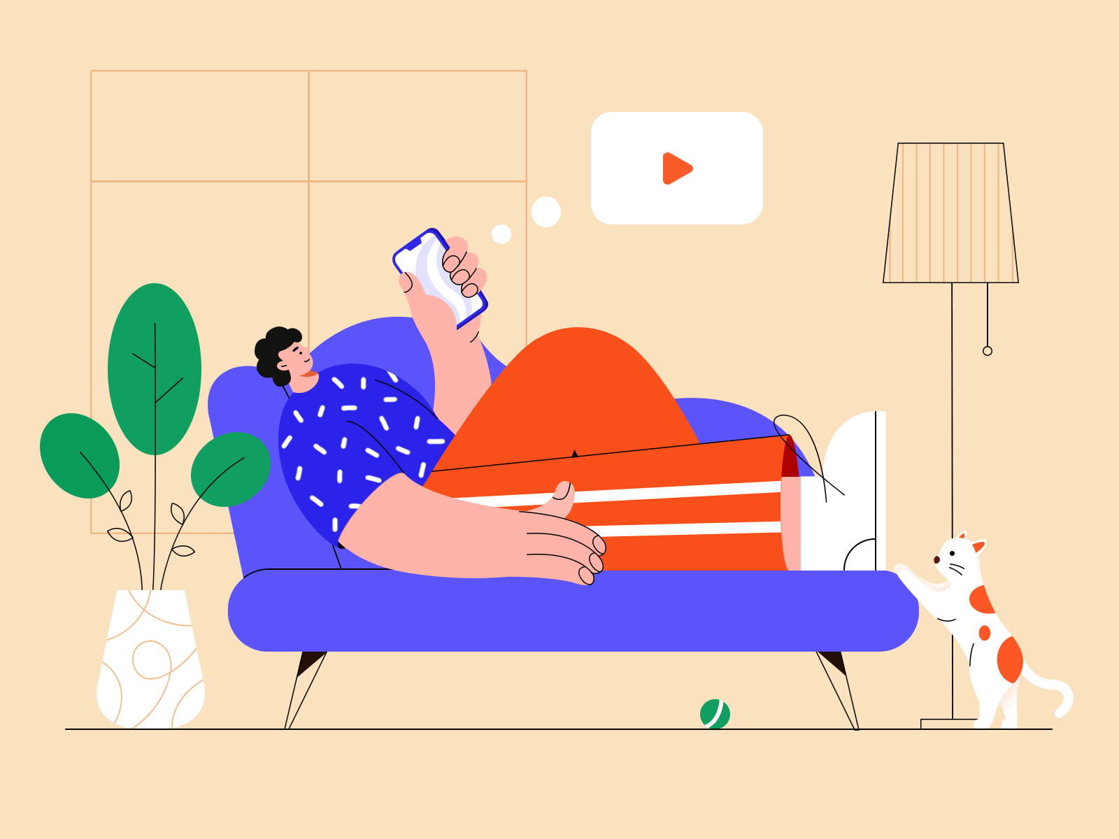 Lying by Lam Blue on Dribbble