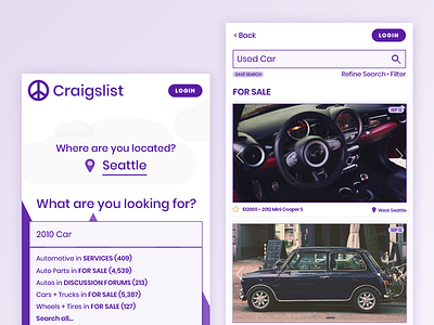 Craigslist UI