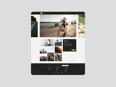 Roar Cycle - UI - Media Page design ui ux web