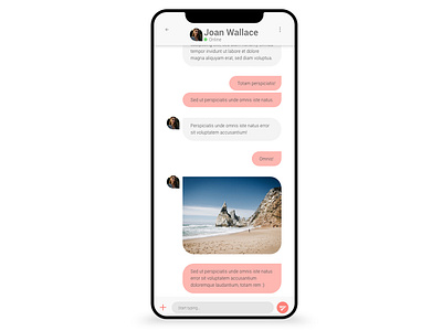 Messaging App - Chat app design ui ux