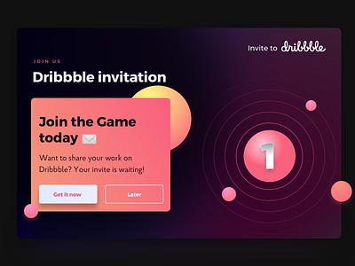 Dribbble Invite clean design dribbble dribbble invite invite invites site ui web