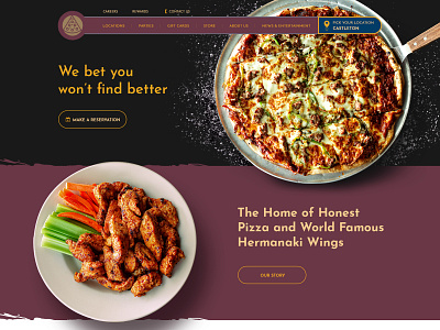 restaurant web design