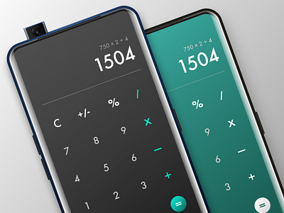 Daily UI 004: Simple Calculator UI