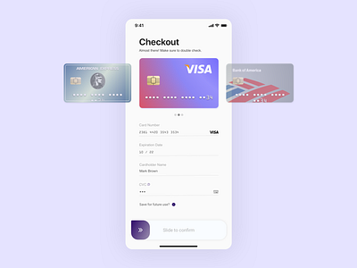 DAILY UI 002: Credit Card Checkout