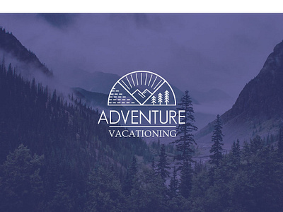 Adventure Vacationing 1 branding design esolz esolzlogodesign graphic graphic art icon identity illustration logo logomark simple ui ux vector