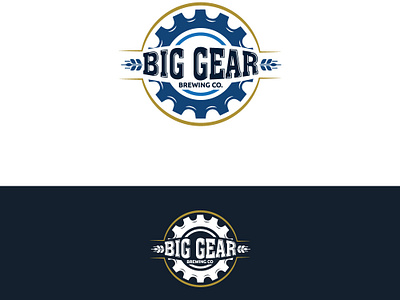 Big Gear Brewing Co. 03 branding brewing brewing company design esolz esolzlogodesign icon identity logo logomark typography ui ux vector