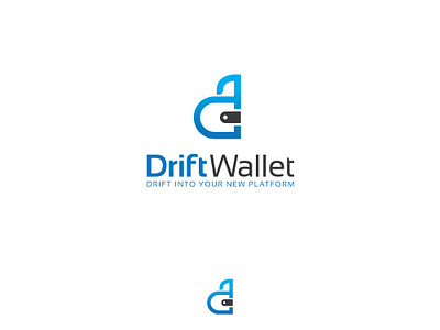 Drift Wallet branding esolz icon identity logomark typography vector