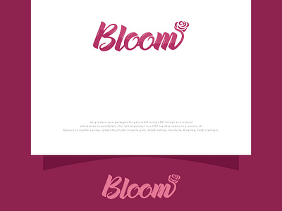 Bloom branding esolz esolzlogodesign illustration logomark simple typography vector