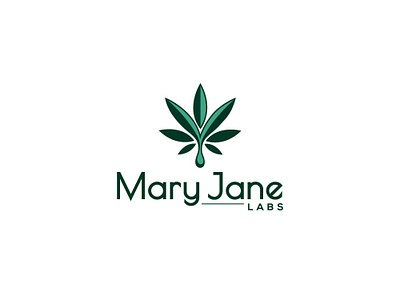 Mary Jane Labs branding esolz esolzlogodesign identity illustration laboratory marijuana scenary simple vector