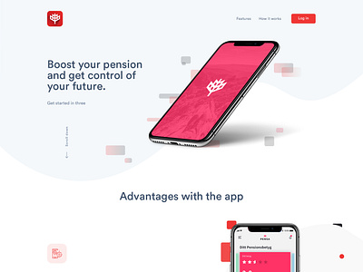 Pensa app app design branding esolz illustration management pension