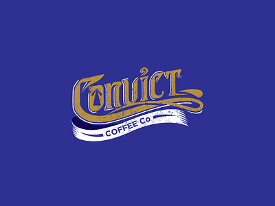 Convict Coffee Co esolz esolzlogodesign logo logomark typography ui ux vector wordmark