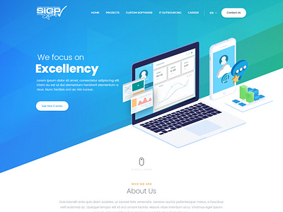 Sigp Systems esolz graphics home page illustration software web desgin