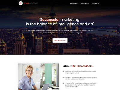 Integ:Advisors business strategy esolz esolzwebdesign home page talent network