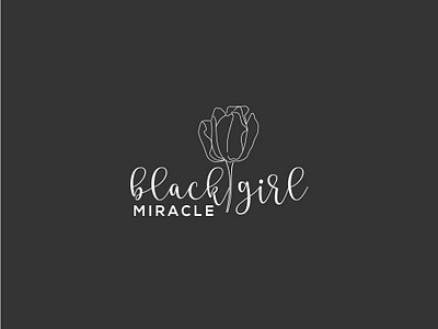 Black Girl Miracle black girl miracle branding design esolzlogodesign icon identity logo design