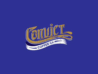 Convict Coffee Co branding convict coffee co design esolzlogodesign icon identity illustration logo ui