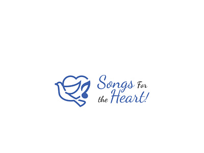 Songs For The Heart branding design esolzlogodesign identity illustration logo logomark song songs for the heart ui