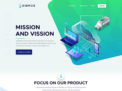 Sibros business corporate design design illustration sibros ui website website design