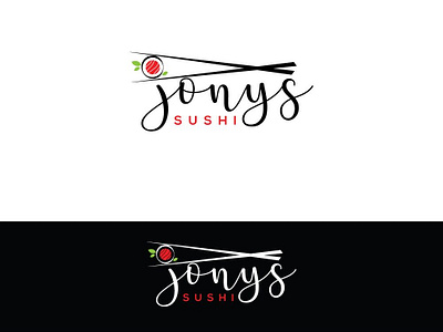 Jonys Sushi branding branding design design esolzlogodesign icon identity jonys sushi logo logo deisgn logomark