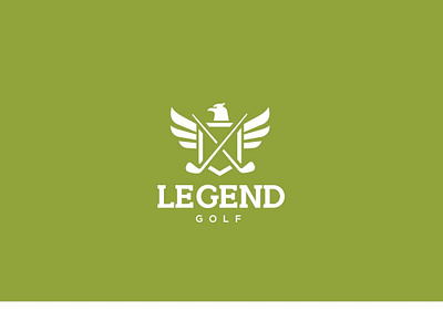 Legend Golf branding design esolzlogodesign icon identity illustration legend golf logo logomark