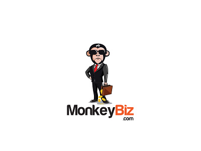 Monkeybiz branding design esolzlogodesign icon identity illustration logo logo design logomark monkeybiz