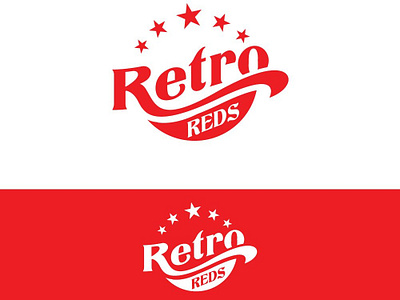 Retro Reds branding design esolzlogodesign identity illustration logo logomark retro reds typography