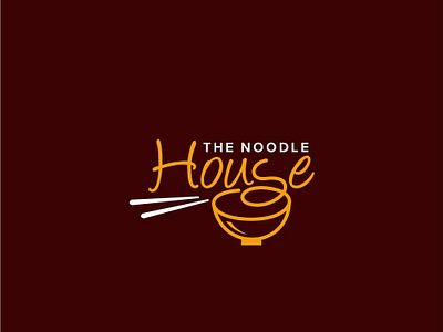 The Noodle House branding design esolzlogodesign identity illustration logo logomark noodle the noodle house typography