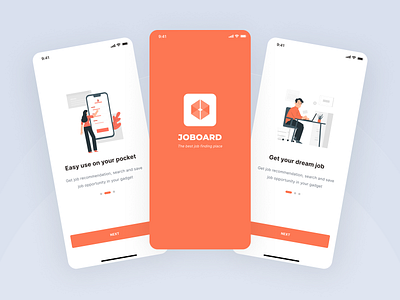 Joboard - Onboarding, Splash