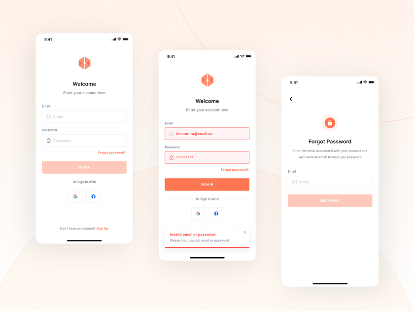 Joboard - Login by Agensip UI UX Agency on Dribbble