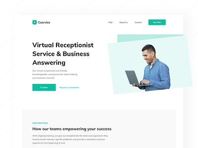 Normaland - Customer Service Landing Page