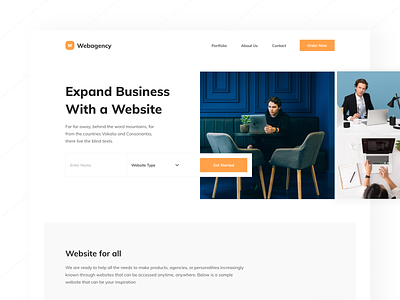 Normaland - Webagency Landing Page