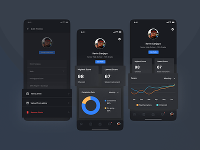 Smartdeck - Profile (Dark Mode)