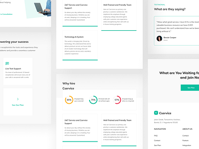 Normaland - Customer Service Landing Page (Tablet Preview) app communication crm customer experience customer service customer support landing landing page landing page ui minimal page saas service tablet ui ui design ui kit ux ux design web design